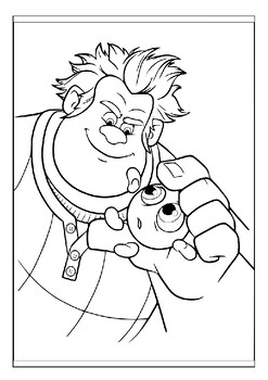 Unlock creativity printable wreck it ralph coloring pages for kids