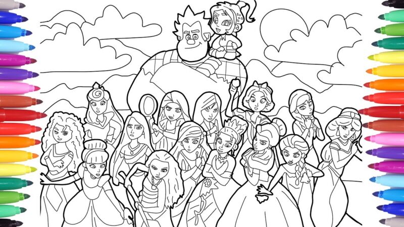 Wreck it ralph coloring pages more than just a pastime