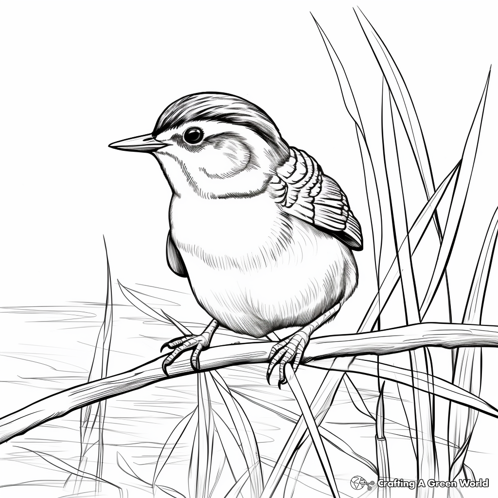 Wren coloring pages