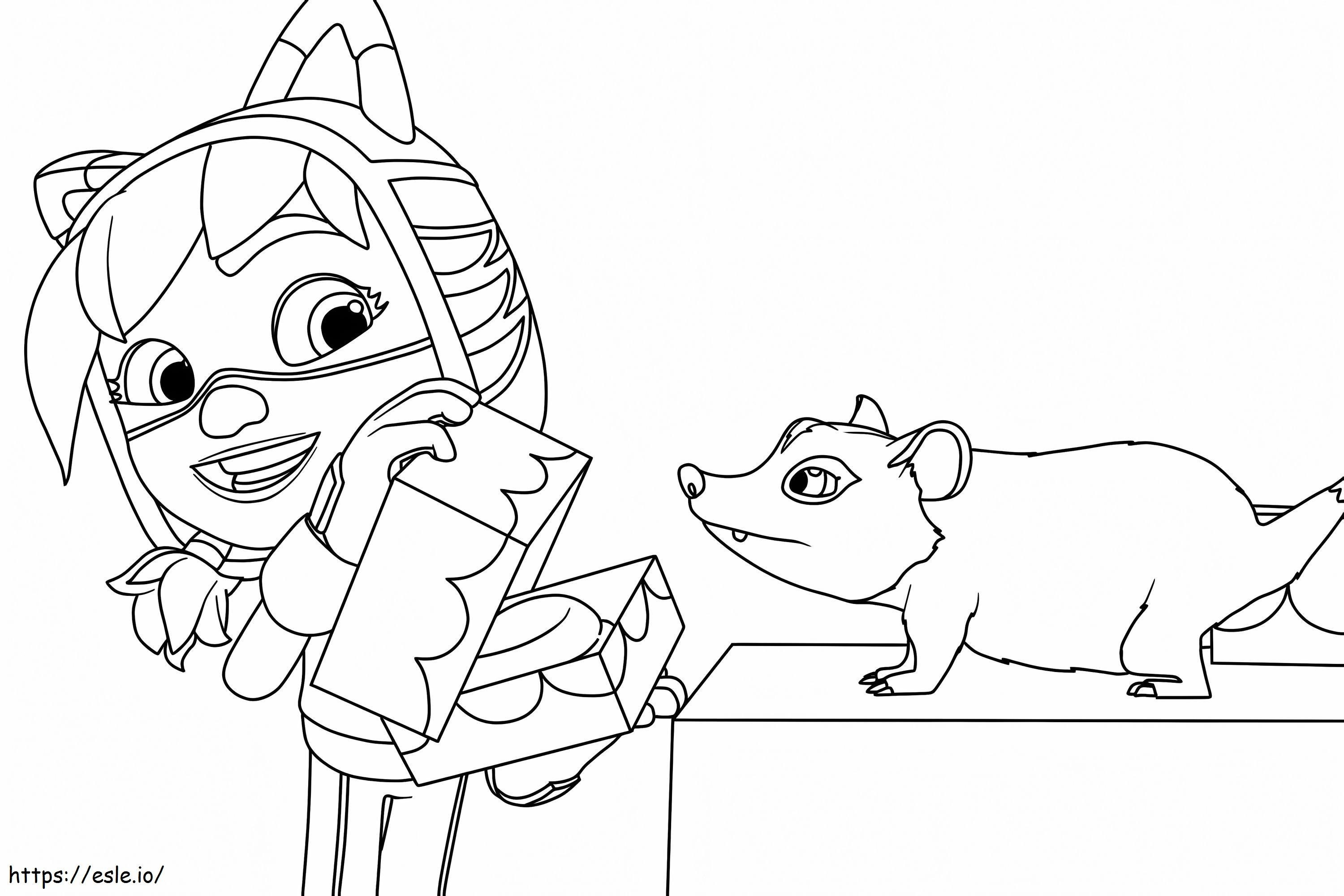 Wren actn pack coloring page