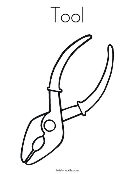 Tool coloring page