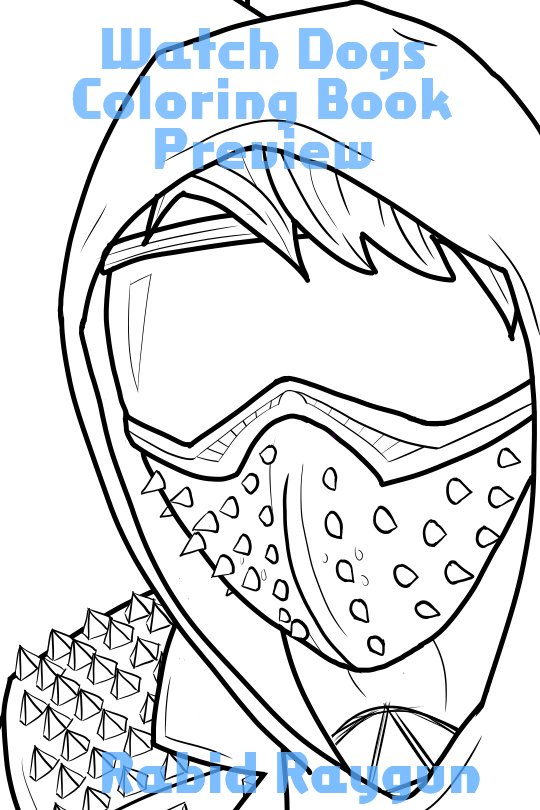 Rabidraygun on x a preview of my contribution for watchdogs coloring book project wrench watchdogs dedsec httpstcosnfvka x