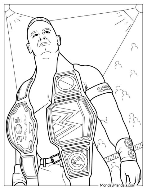 Top wwe coloring pages ideas and inspiration