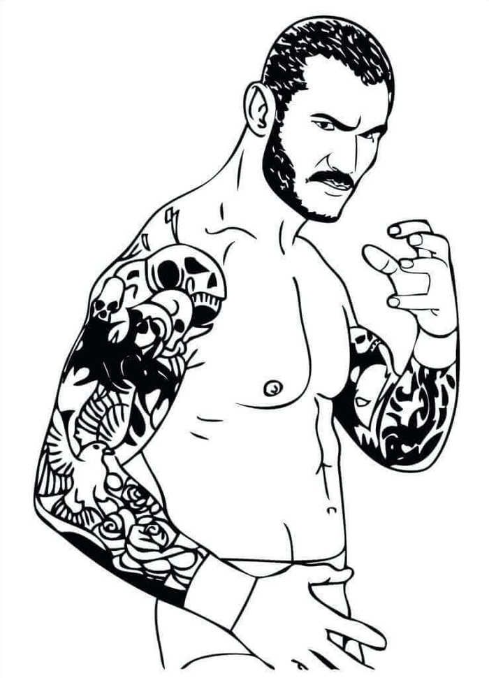 Free wwe coloring pages pdf