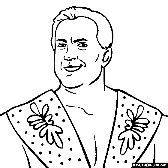 Ric flair coloring page