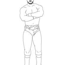 Wrestling coloring pages