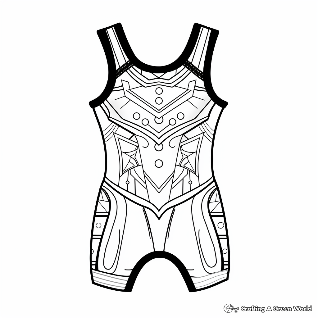 Leotard coloring pages