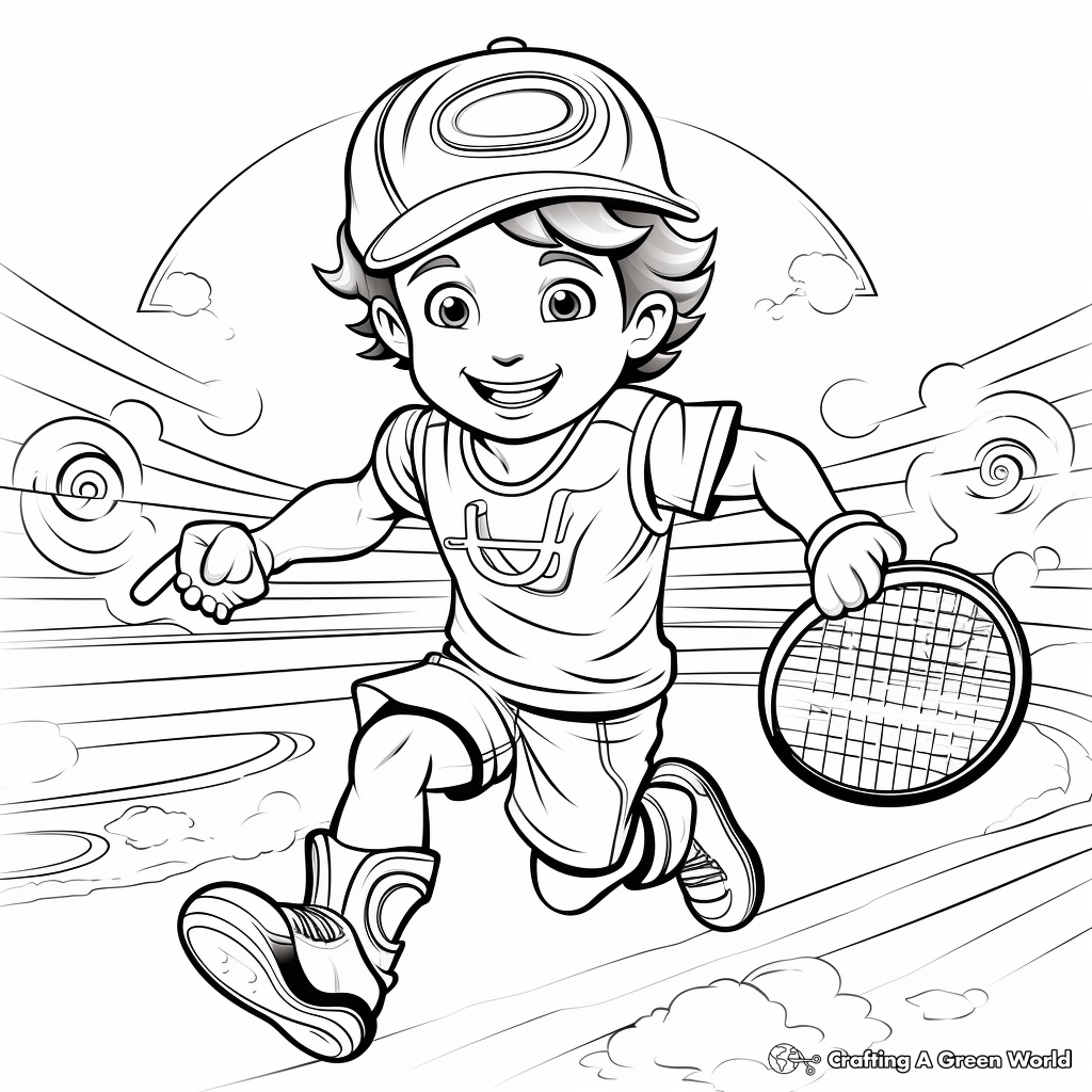 Sports coloring pages