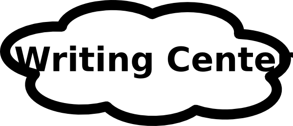 Writing center sign clip art at