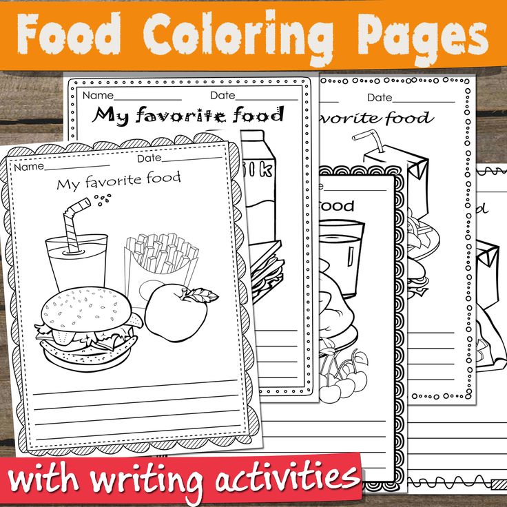 Food coloring pages