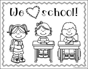 Back to school activities for writing and math color by number and writing pages school bee coloring pages back to school