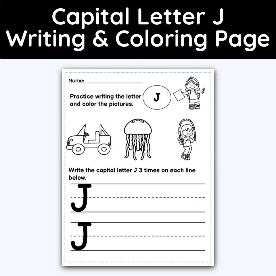 Capital letter j