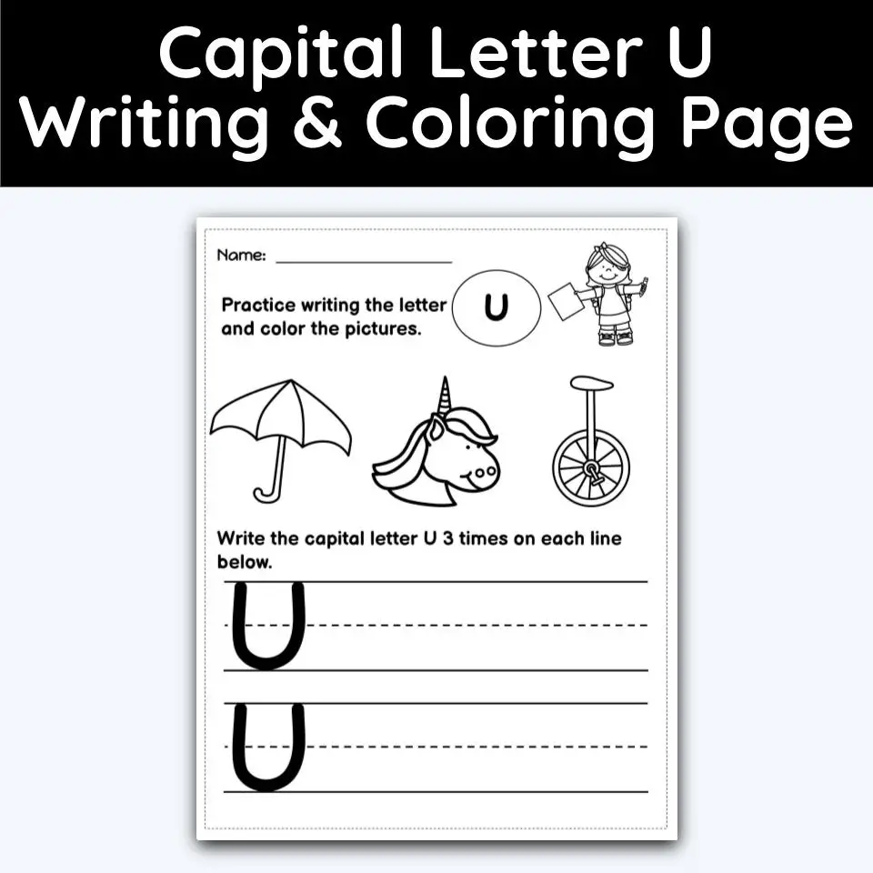 Capital letter u