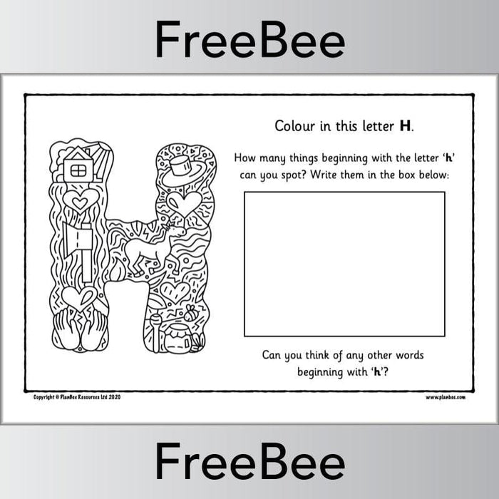 Free printable alphabet colouring pages by