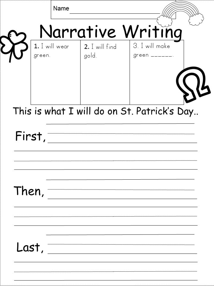 Free st patricks day kindergarten printable