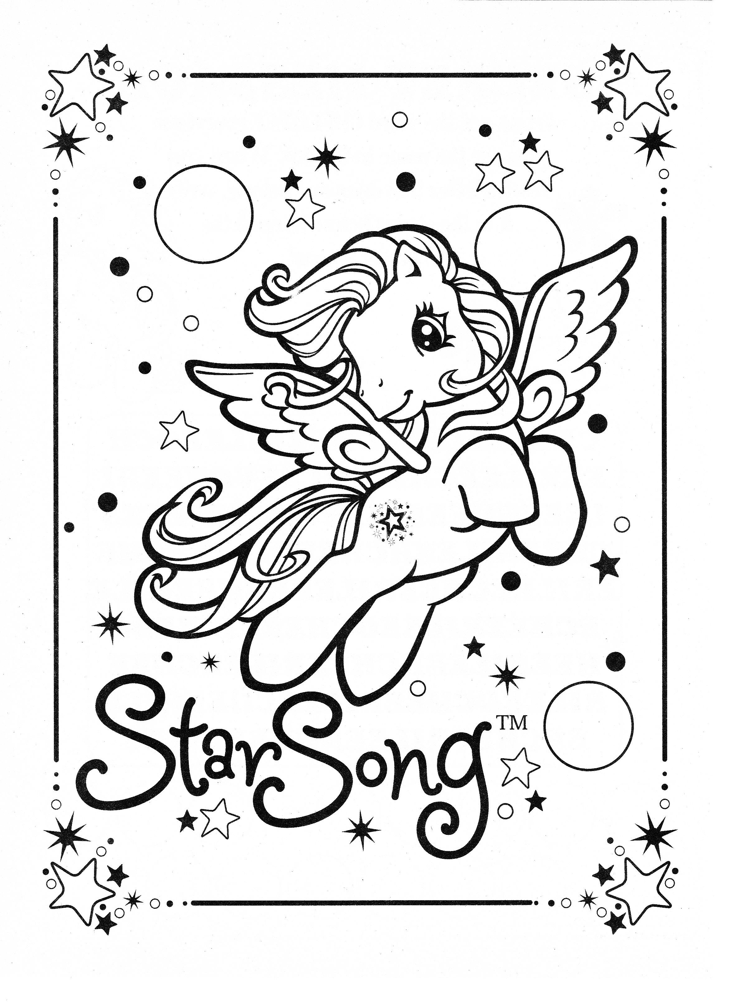 My little pony coloring page mlp