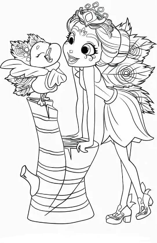 Friends love to sing songs coloring page