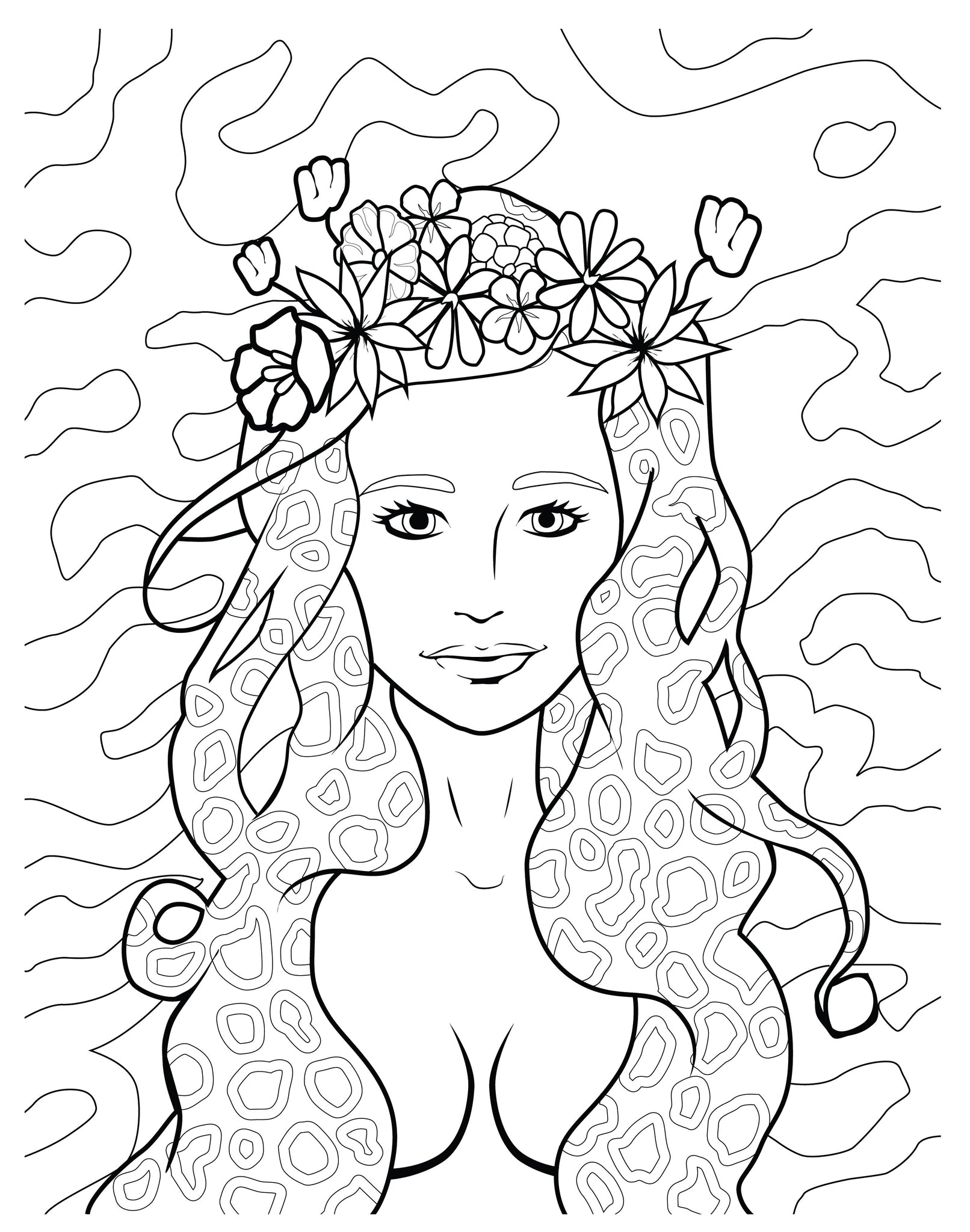 Siren songs coloring book â