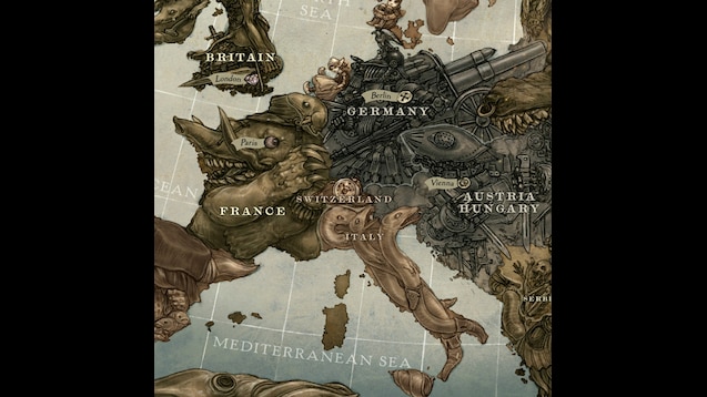 Steam workshopanimated world war map ww leviathan book map