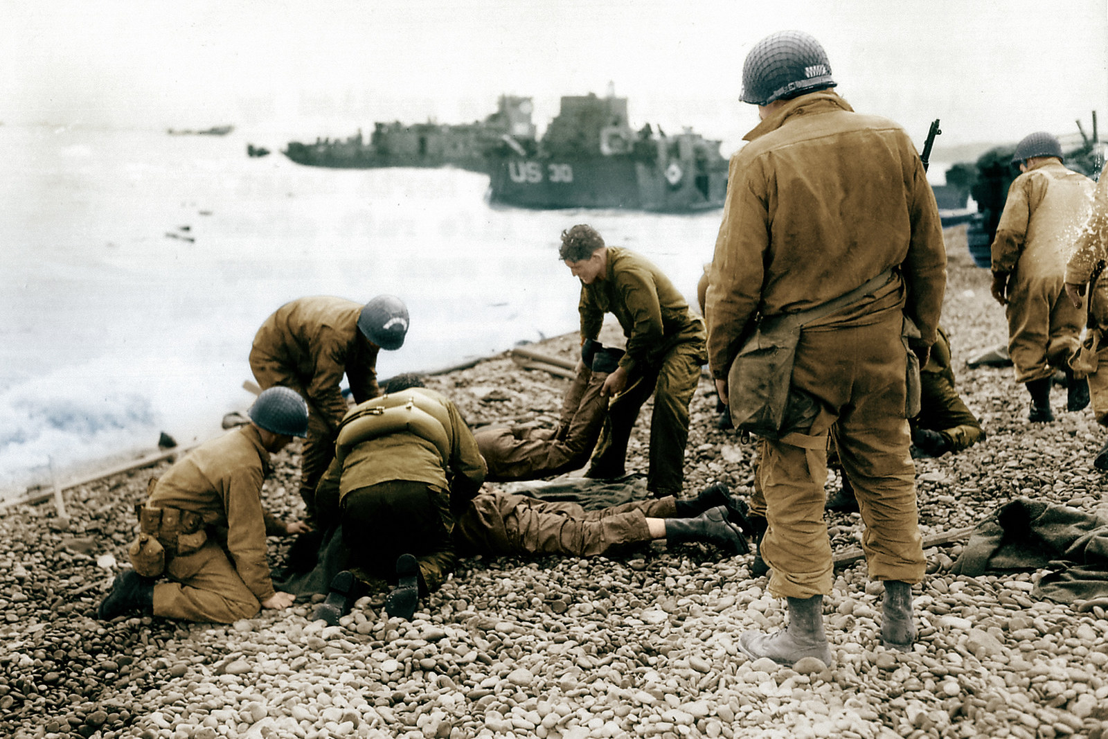 Remarkable color pictures from the battlefields of d