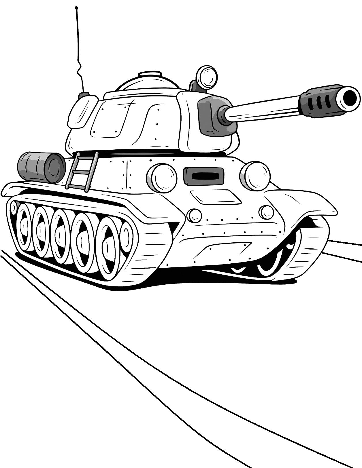 Armored tanks