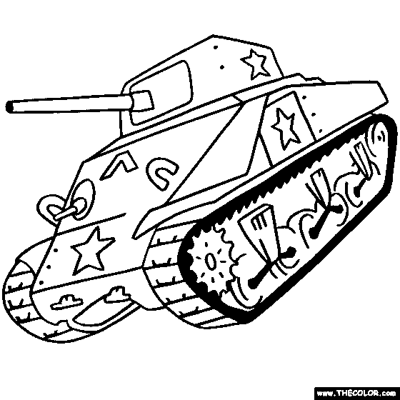 Sheran tank online coloring page color tanks