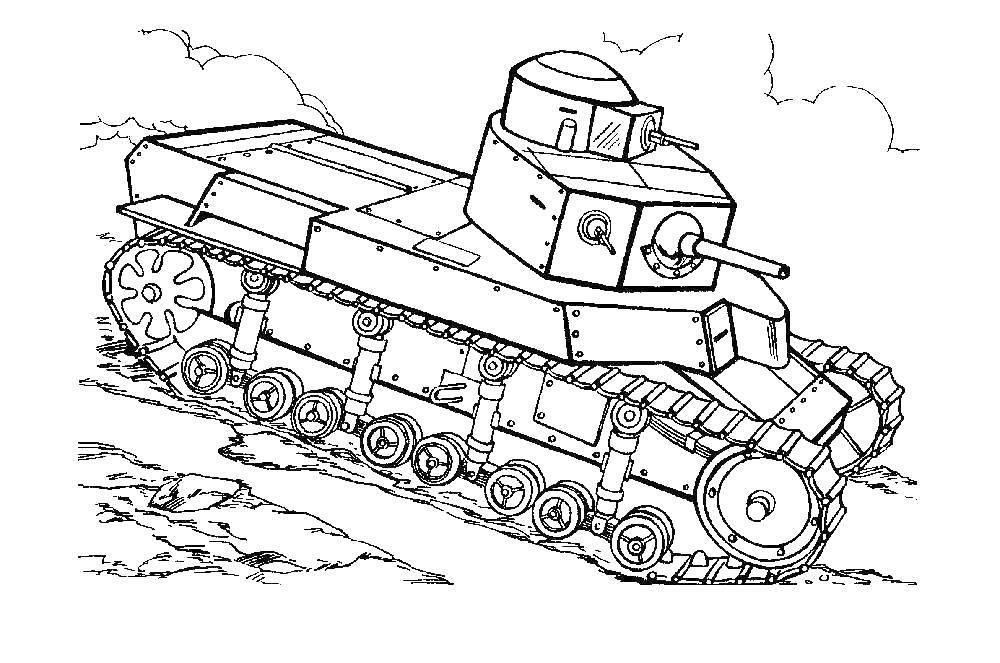 Online coloring pages coloring t tank coloring