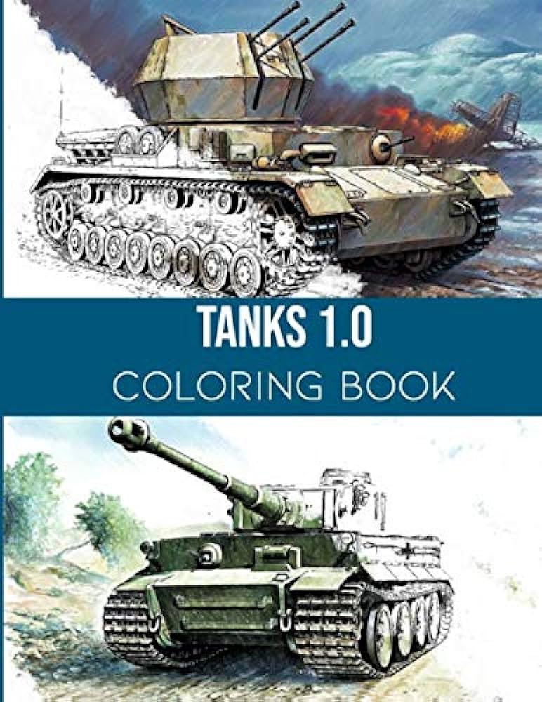 Tanks coloring book ww breas josep books