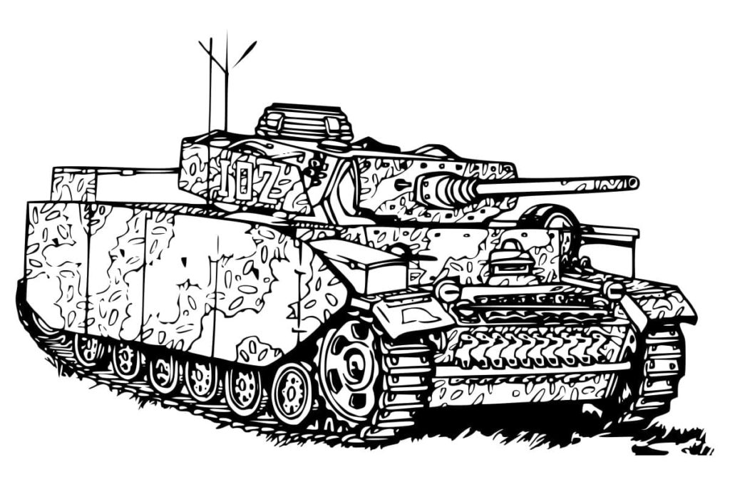 Tanks coloring pages