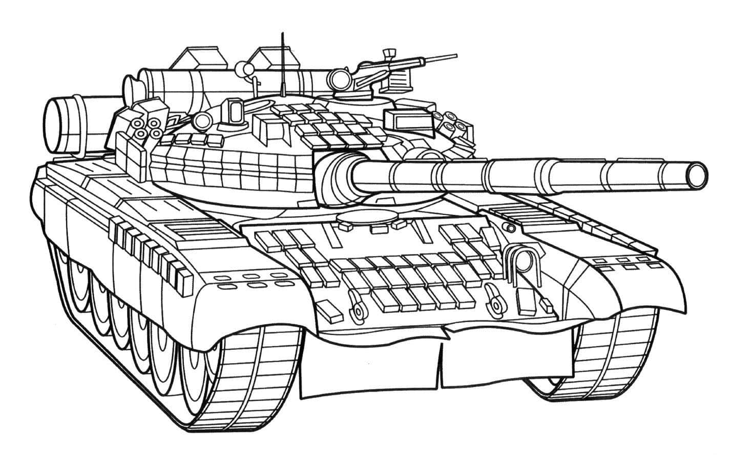 Tanks coloring pages