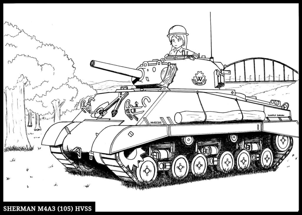 Tanks coloring pages