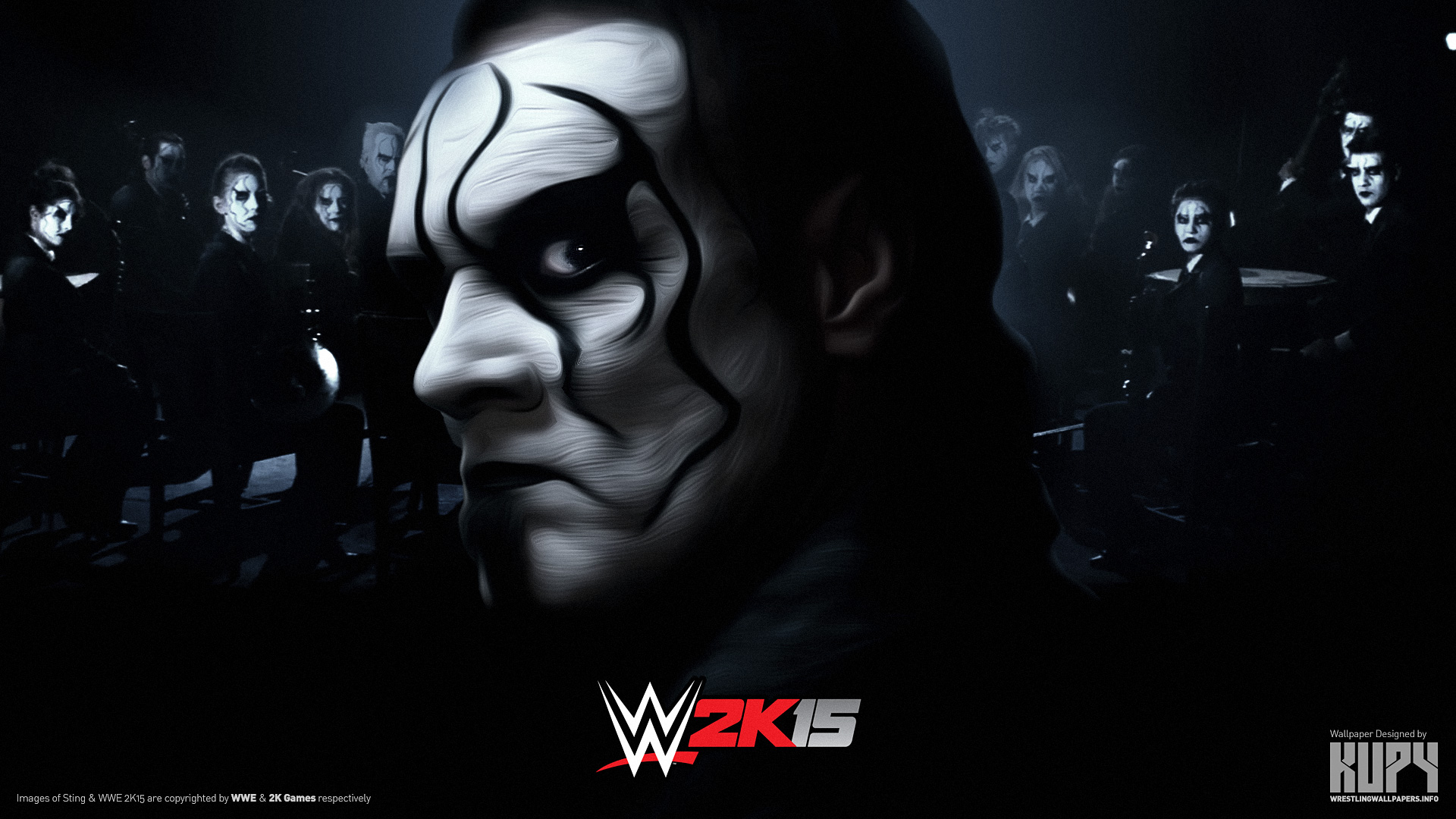 New sting wwe k wallpaper