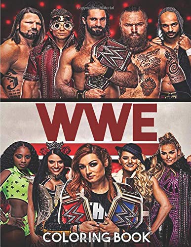 Buy wwe coloring book high quality coloring pages for fans great wwe fan gift wwe gift contain coloring pages of all time favorite wwe superstars paperback â april online at u