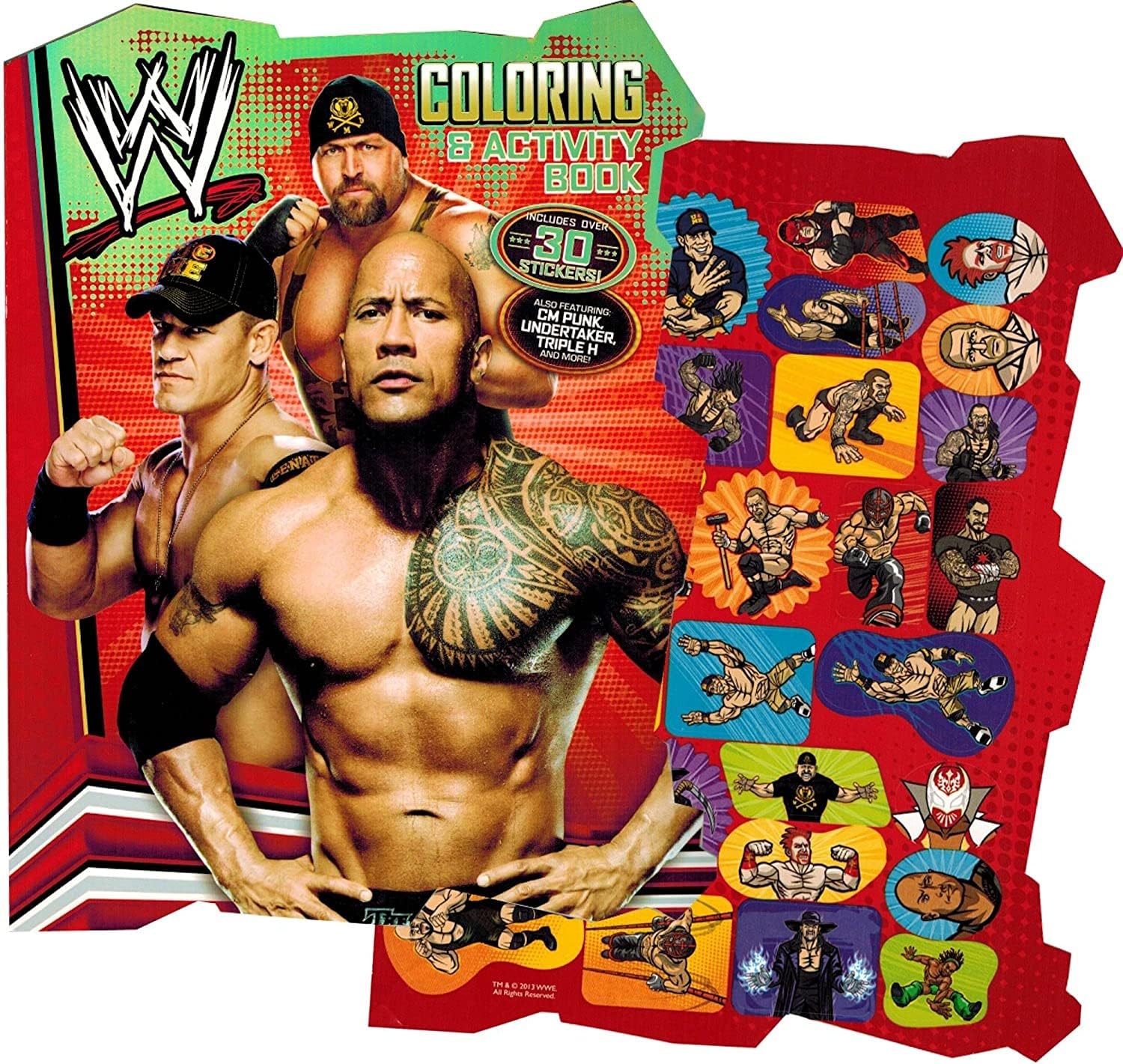 Wwe lorg book bundle jumbo activity book dia