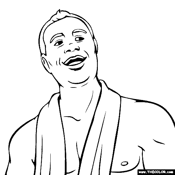 Pro wrestling online coloring pages