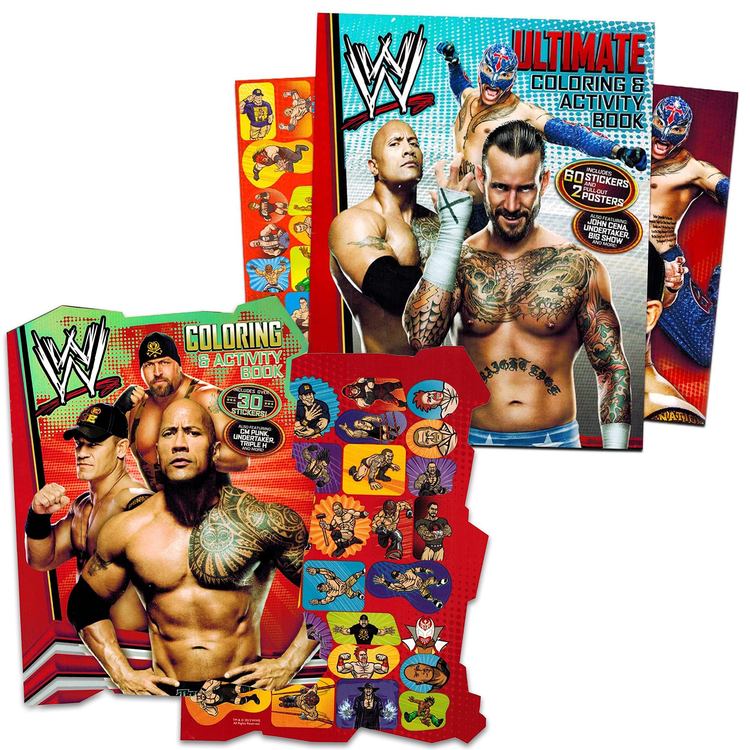 Buy wwe coloring book and s ultimate set bundle includes wwe books with wwe s and coloring games puzzles and activities wwe party supplies and room decor online at ilippines