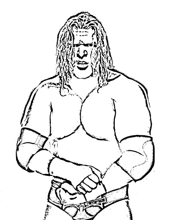 Best wrestling wwe coloring pages for kids