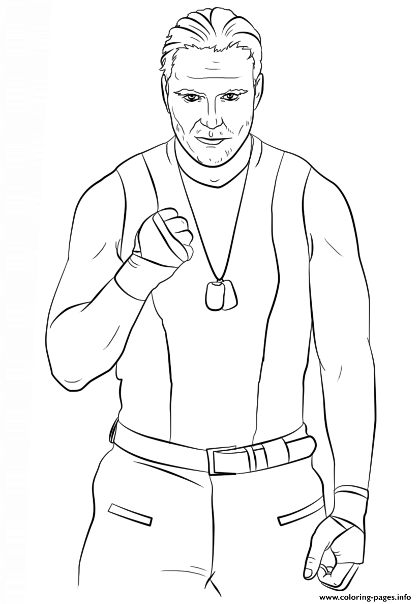 Wwe dean ambrose coloring page coloring page printable