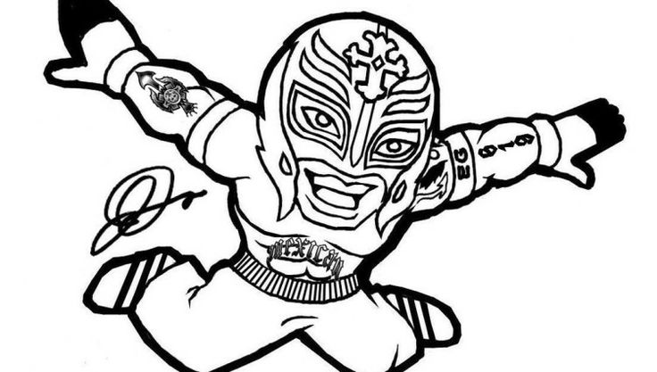 Wwe edge coloring pages