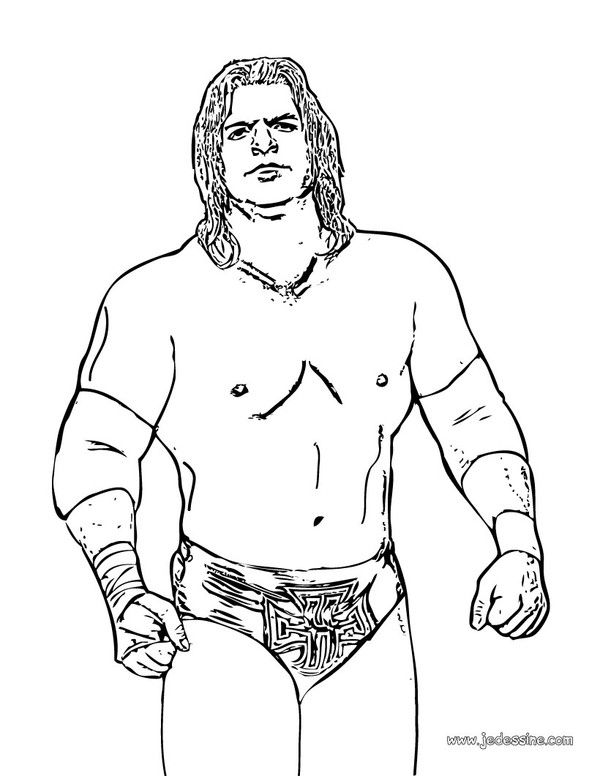 Coloriage wwe