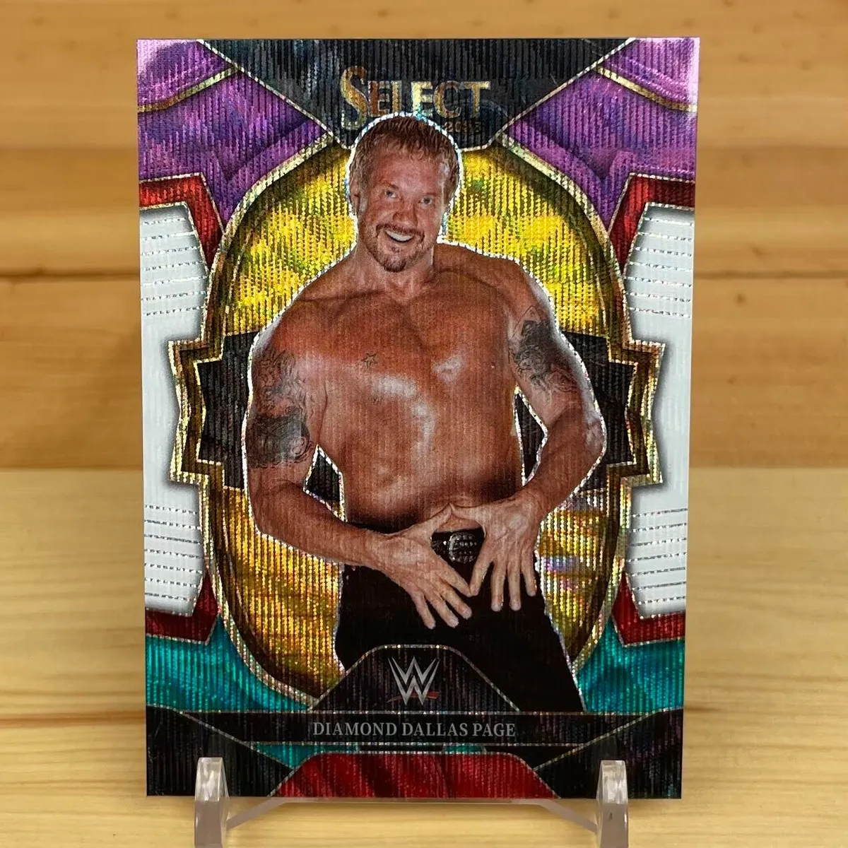 Diamond dallas page panini select wwe tri