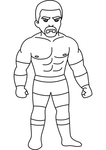 Wwe coloring pages free coloring pages