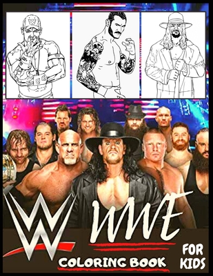 Wwe coloring book for kids and adults with fun easy and relaxing coloring books for adults and kids