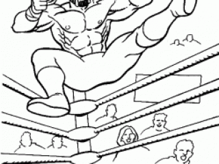 Best wrestling wwe coloring pages for kids