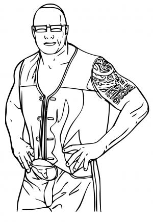 Free printable wwe coloring pages for adults and kids