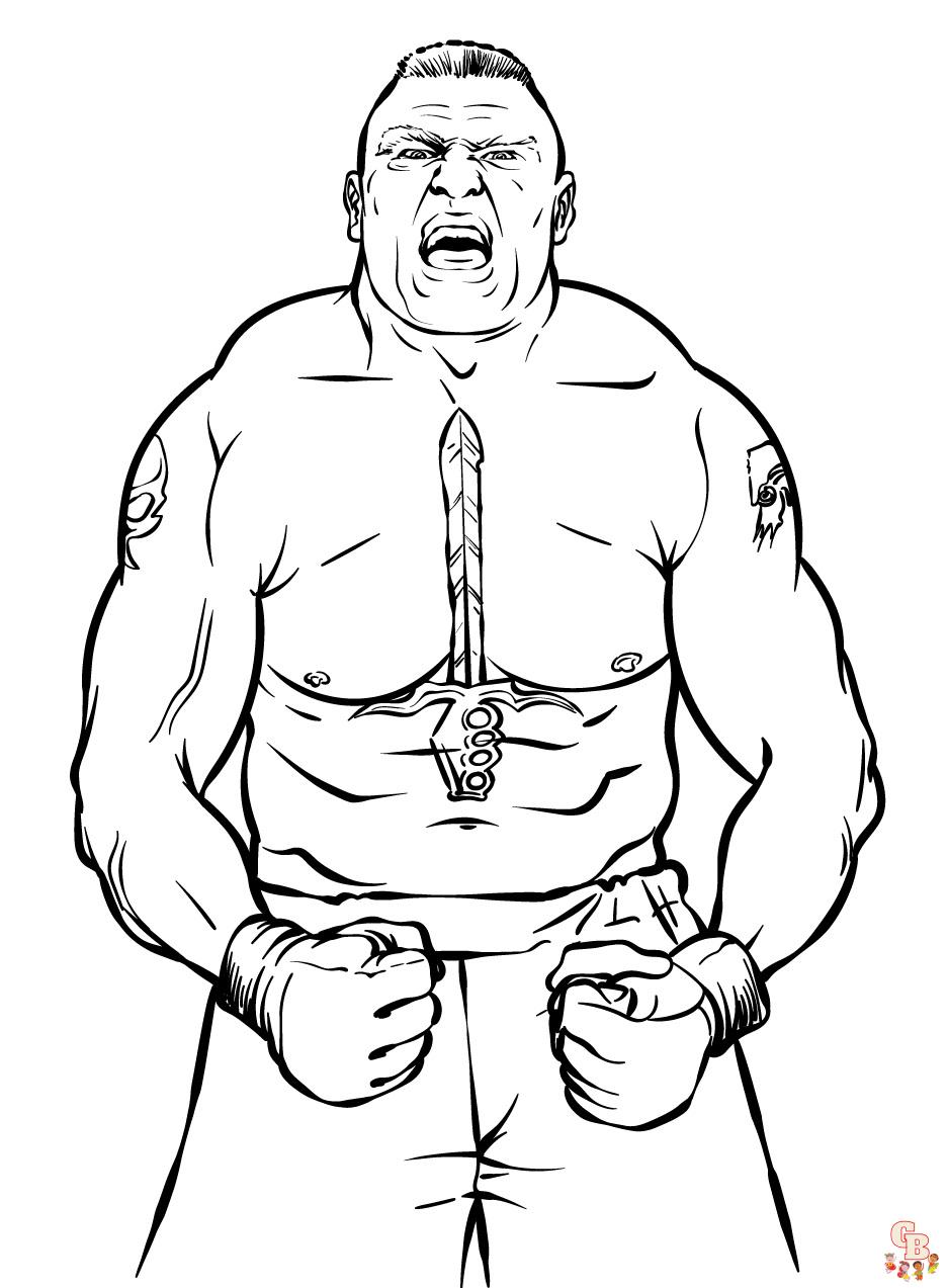 Wwe coloring pages unleash your creative side with designs