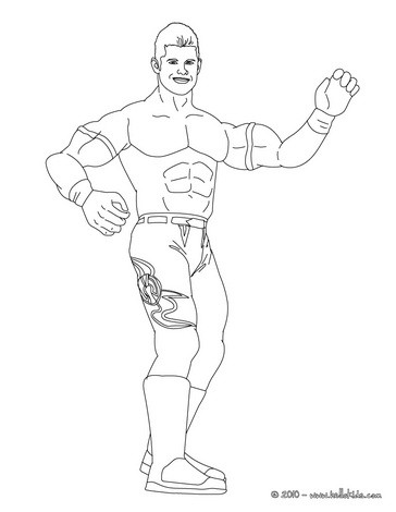 Wrestler evan bourne coloring pages