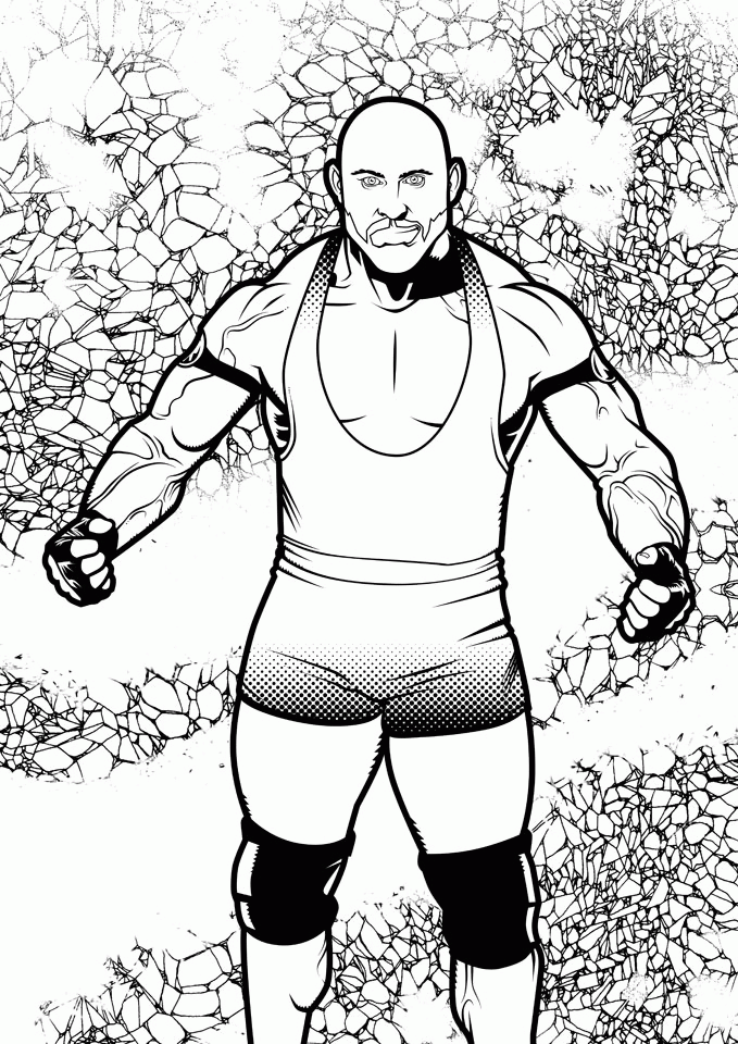 How to color wwe coloring sheets