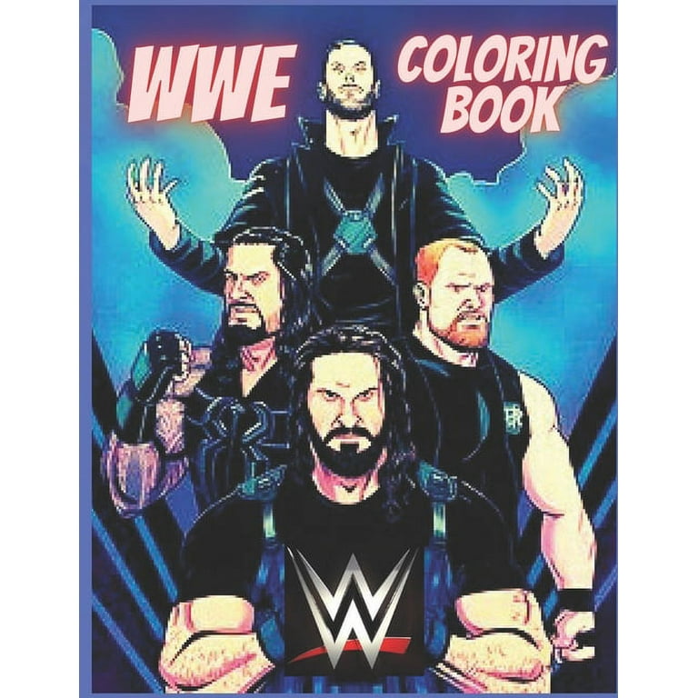 Wwe coloring book wwe coloring book high quality coloring pages of all time favorite wwe superstars paperback