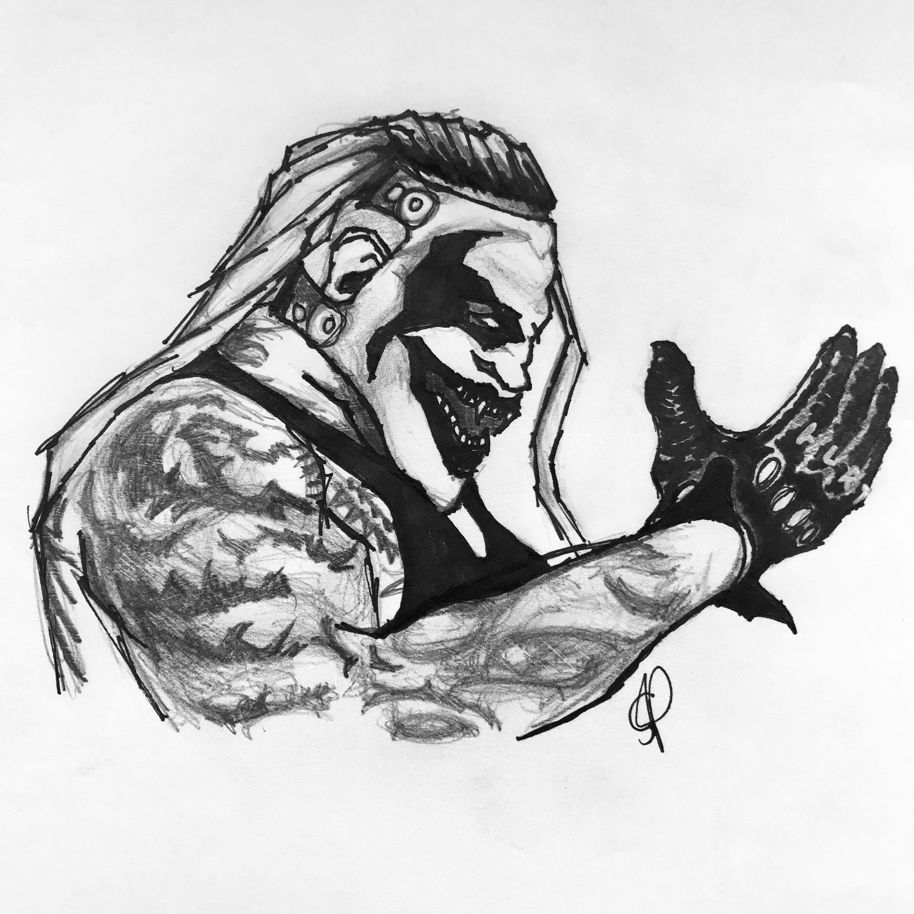 Draw a wrestler wednesday